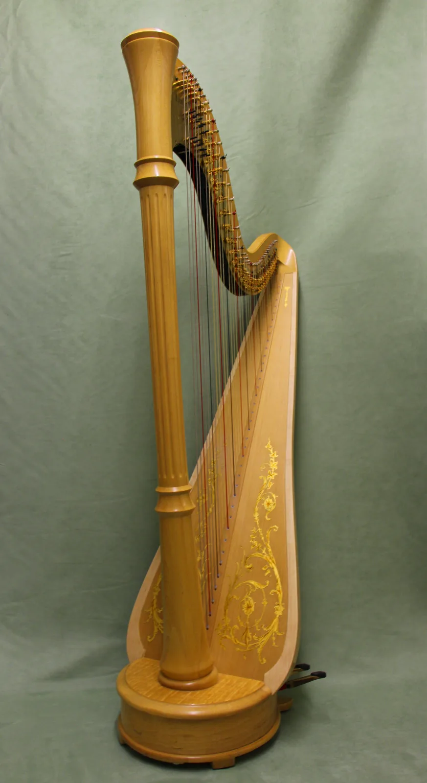 A fully restored Erard Grecian harp